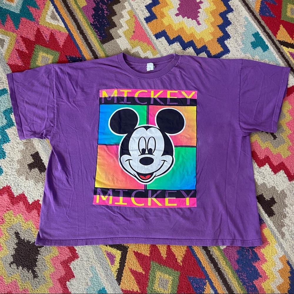 Mickey Unlimited Land N Sea 1980s Tee
